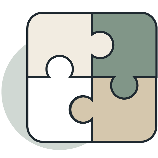 Puzzle - Precision Educational Diagnostics drawing of a puzzle